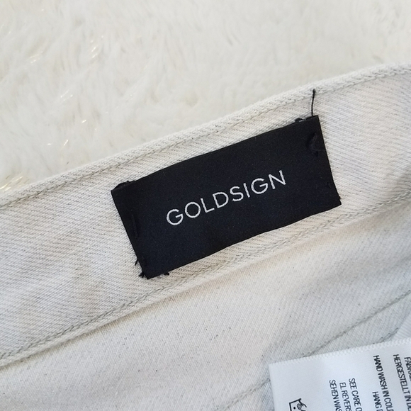 GOLDSIGN The Pleat Curve Jeans - Picture 9 of 12
